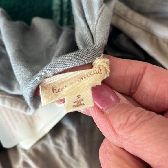 Hem & Thread Women’s Tan And Blue Tie Dye Dress Size Small NWT - Picture 8 of 10